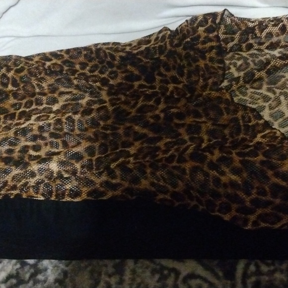 Leopard bathing suit fish net - Picture 2 of 4